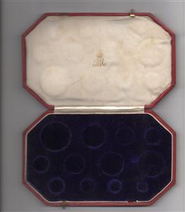 1911 George V Specimen/Proof set case £5 down image 2