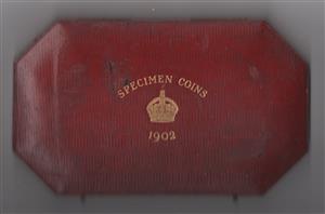 1902 Edward V11 Long Proof set - case only image 1
