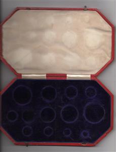 1902 Edward V11 Long Specimen/Proof set - case only image 2